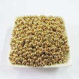 Small Acrylic Gold/Silver Spacer Beads 4mm/5mm/6mm