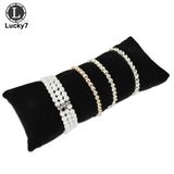 4pcs Jewelry Display Pillow Holder Watch Bead Chain Bracelet Storage Organizer
