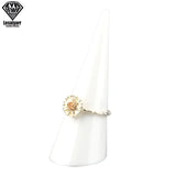 5/10 pcs Acrylic Cone Finger Ring Display Stand Holder