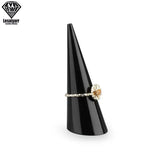5/10 pcs Acrylic Cone Finger Ring Display Stand Holder