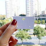 100pcs/Lot Stud Earrings Display Card Holders Plain Paper Packaging Hanger Tags