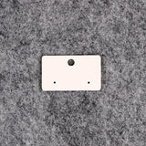 100pcs/Lot Stud Earrings Display Card Holders Plain Paper Packaging Hanger Tags