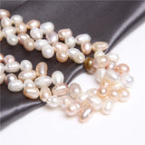 Natural Freshwater Pearls Double Strand Bead Jewelry Making DIY
