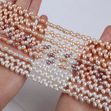5-6mm Rice Freshwater Pearl Top Hole for Jewelry Making