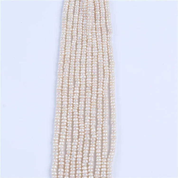 5-6mm Freshwater Pearl Loose Button Beads