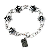 5 Pcs Anime ONE PIECE Bracelet Zinc Alloy Hand Accessories Men Women Gift
