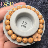 5 Pcs Natural Rudraksha Bracelet Round Jingang Buddha Beads