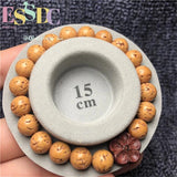 5 Pcs Natural Rudraksha Bracelet Round Jingang Buddha Beads