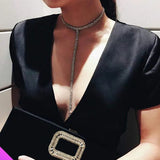 Crystal Clavicle Necklace for Girls and Ladies
