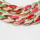 Colorful Short Clavicle Necklace for Girls