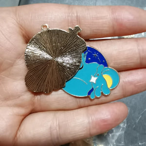 50 Pcs Cartoon Metal Charm Pendants for Jewelry Making