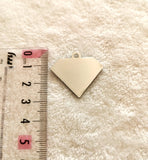 50 Metal Charm Pendants Jewelry Making DIY W267