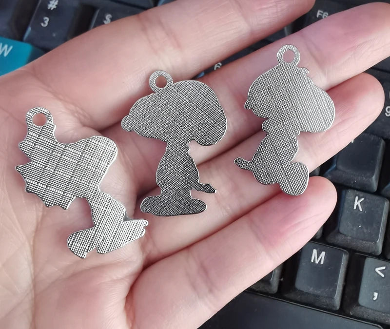 50 Metal Charm Pendants for Jewelry Making - DIY Craft Supplies