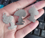 50 Metal Charm Pendants for Jewelry Making - DIY Craft Supplies