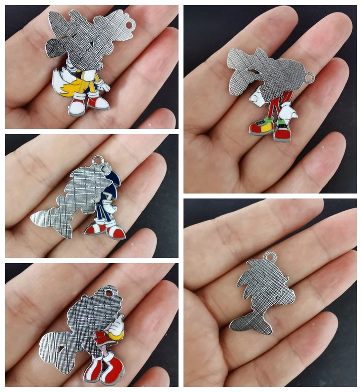 DIY Jewelry Making Metal Charm Pendants Set