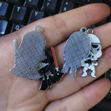 Metal Charm Pendants for Jewelry Making - Set of 50