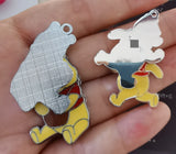 50 Metal Charm Pendants for DIY Jewelry Making Crafts