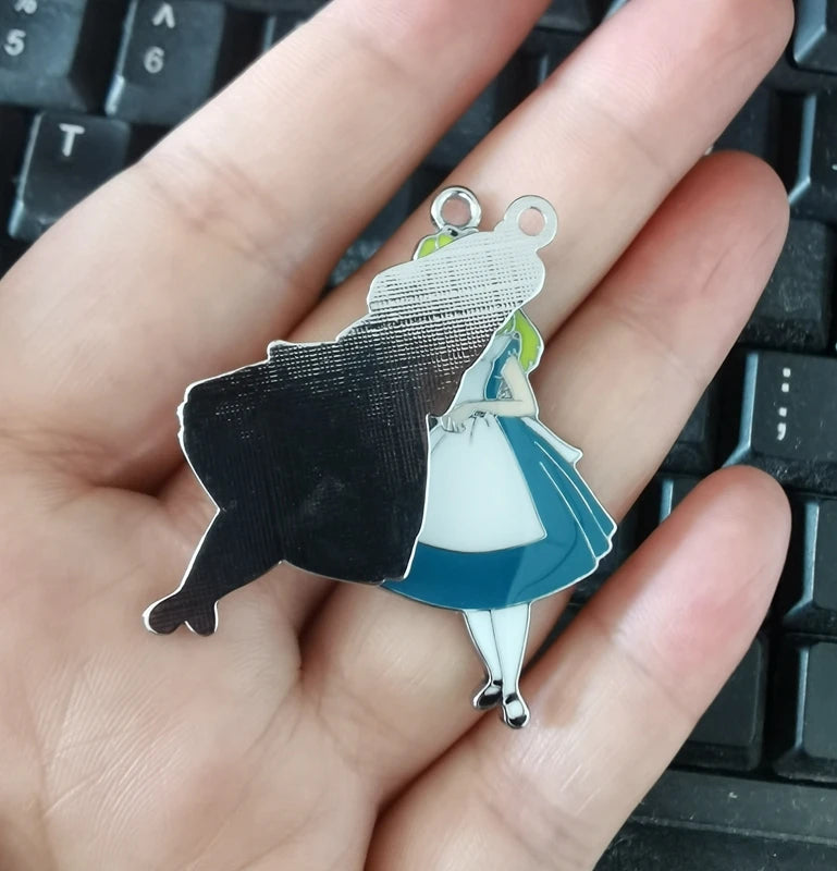 50 Metal Charm Pendants Jewelry Making