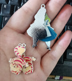 Bulk Pack of 50 Metal Charms for DIY Jewelry Making