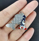 DIY Jewelry Making Metal Charm Pendants Set