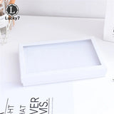 50 Slot Sponge Ring Display Box Cardboard Jewelry Storage Case Holder