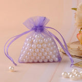 50pcs 9x12cm Christmas Wedding Organza Bags Jewelry Packing Pouch
