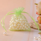 50pcs 9x12cm Christmas Wedding Organza Bags Jewelry Packing Pouch