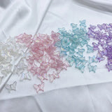 500Pcs 13x16mm Acrylic Butterfly Beads DIY Jewelry Accessory
