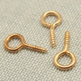 500pcs Silver Eye Pins Hooks Clasps Jewelry Findings 15*4mm