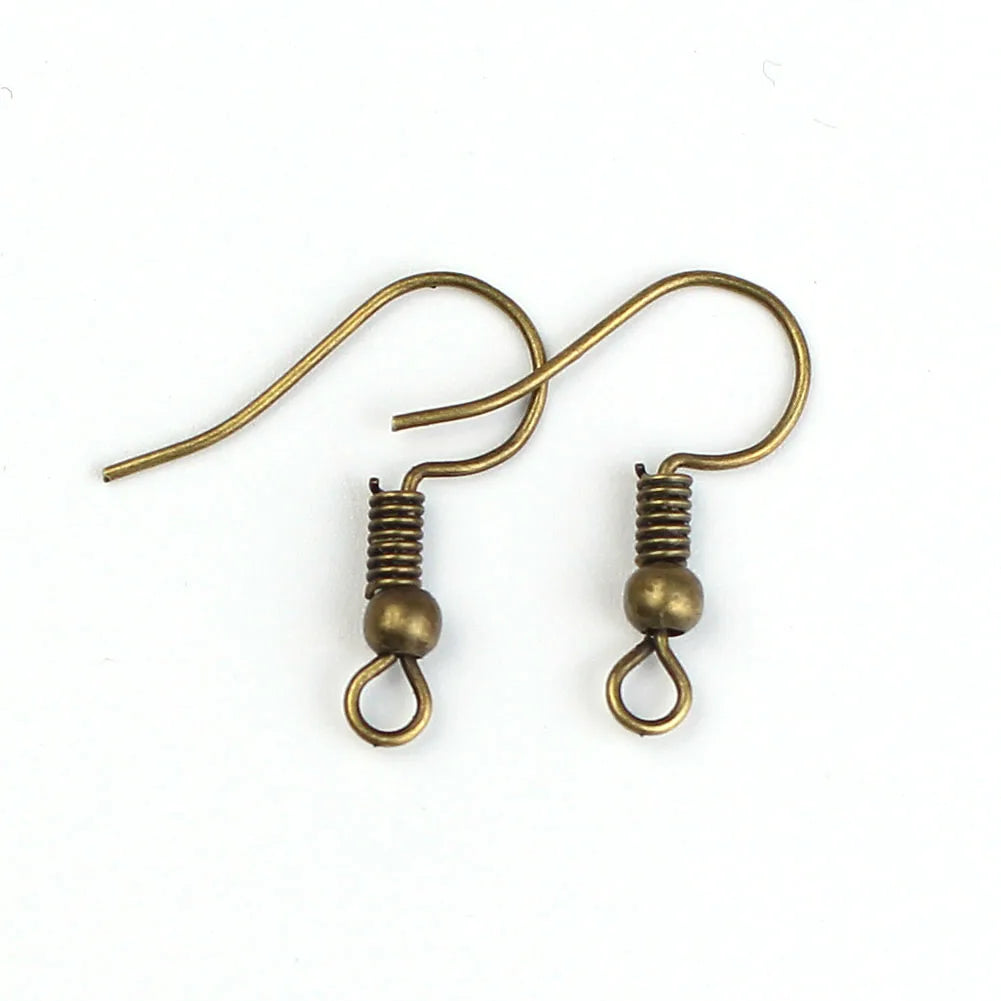 500pcs Silver Earring Hooks DIY Jewelry Ear Wires Supplies