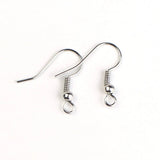 500pcs Silver Earring Hooks DIY Jewelry Ear Wires Supplies