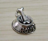 50PCS Mixed Dog Paw Prints Dog Bowl Bone Charms Pendant For Jewelry Making