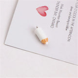 50Pcs 3D Resin Pencil Shape Charms DIY Jewelry Craft