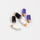 50Pcs 3D Resin Pencil Shape Charms DIY Jewelry Craft