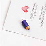 50Pcs 3D Resin Pencil Shape Charms DIY Jewelry Craft