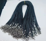 50Pcs/Lot 45+5cm 2.0mm 1.5mm Wax Cord Necklace Cord For DIY Craft Jewelry