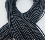 50Pcs/Lot 45+5cm 2.0mm 1.5mm Wax Cord Necklace Cord For DIY Craft Jewelry