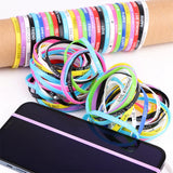 50Pcs Love Silicone Luminous Sport Bracelets Mix Style Party Friendship