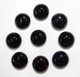 50pcs 14mm Natural Stone Quartz Crystal Half Round Flat Back Cabochons Beads