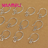 50pcs 925 Silver Hook Earring Earwire DIY Jewelry Findings