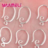 50pcs 925 Silver Hook Earring Earwire DIY Jewelry Findings