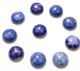 50pcs 16mm Half Round Lapis Lazuli Amethyst Cabochons for DIY Jewelry Making