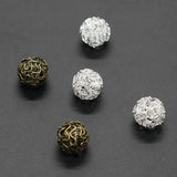 50pcs Wave Ball Pendant for DIY Jewelry Accessories
