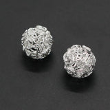 50pcs Wave Ball Pendant for DIY Jewelry Accessories