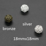 50pcs Wave Ball Pendant for DIY Jewelry Accessories