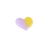 50pcs 30*35MM Double Colors Heart Resin Cabochons DIY Jewelry Craft