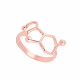 Serotonin Molecule Ring Chemistry Jewelry Neurotransmitter Science Geeks