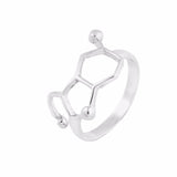 Serotonin Molecule Ring Chemistry Jewelry Neurotransmitter Science Geeks