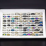 50pcs Stainless steel Rings Mix Style Wedding Party Gift