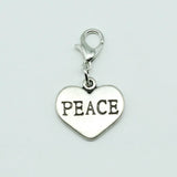 50pcs Mix Faith Love Hope Peace Joy Charms DIY Bracelet Jewelry Accessory